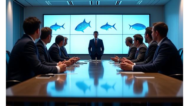 業界団体会議の様子、多様な関係者が未来の環境基準について議論している